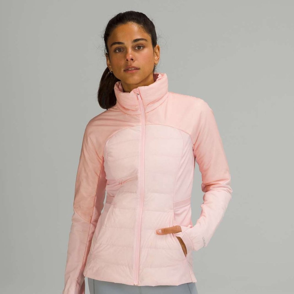 Lululemon Down for it all jacket Pink Mist